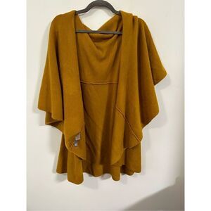 Classic Shawl Vest in Mustard